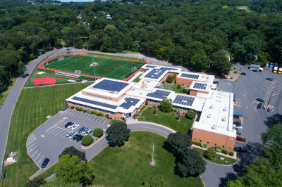 Our beautiful campus from above